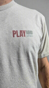 Play Hard Play Hurt "Stacked Logo" Tee