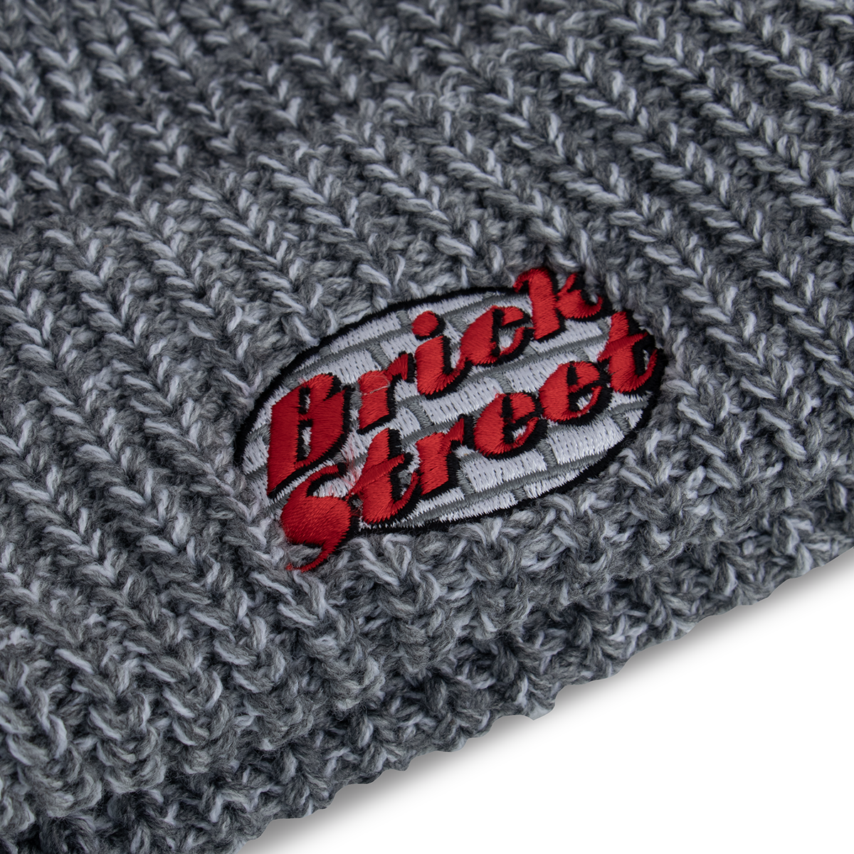 Brick Street Chunky Cuffed Beanie - Gray