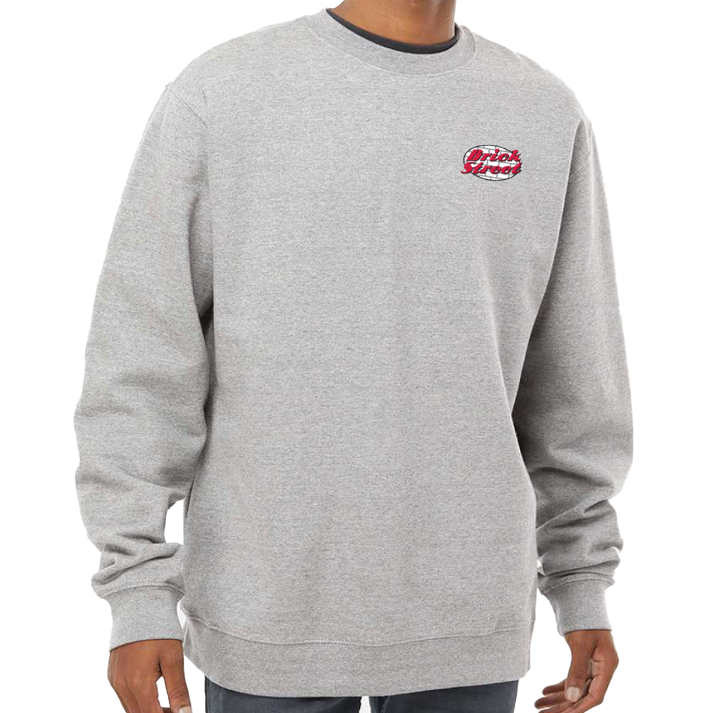 Brick Street Independent Trading Crewneck Sweatshirt - Grey Heather