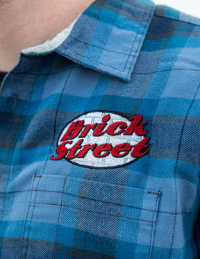 Brick Street Embroidered Flannel