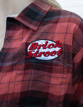 Brick Street Embroidered Flannel