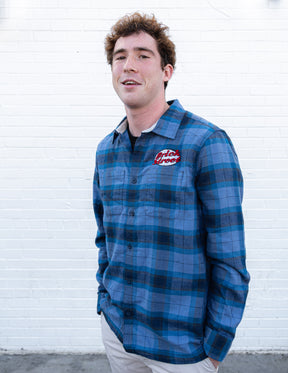 Brick Street Embroidered Flannel