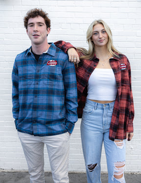 Brick Street Embroidered Flannel