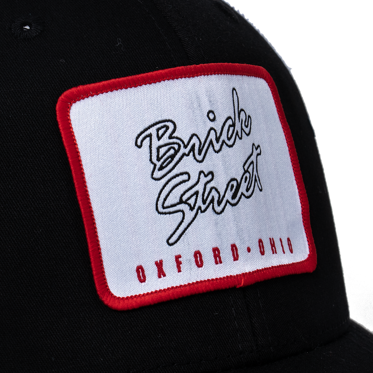 Brick Street Patch Cap - Black/White