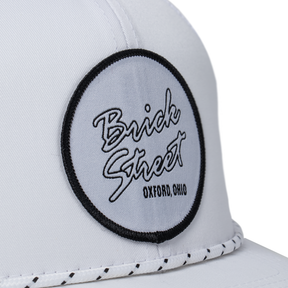 Vintage Brick Street Rope Cap - White