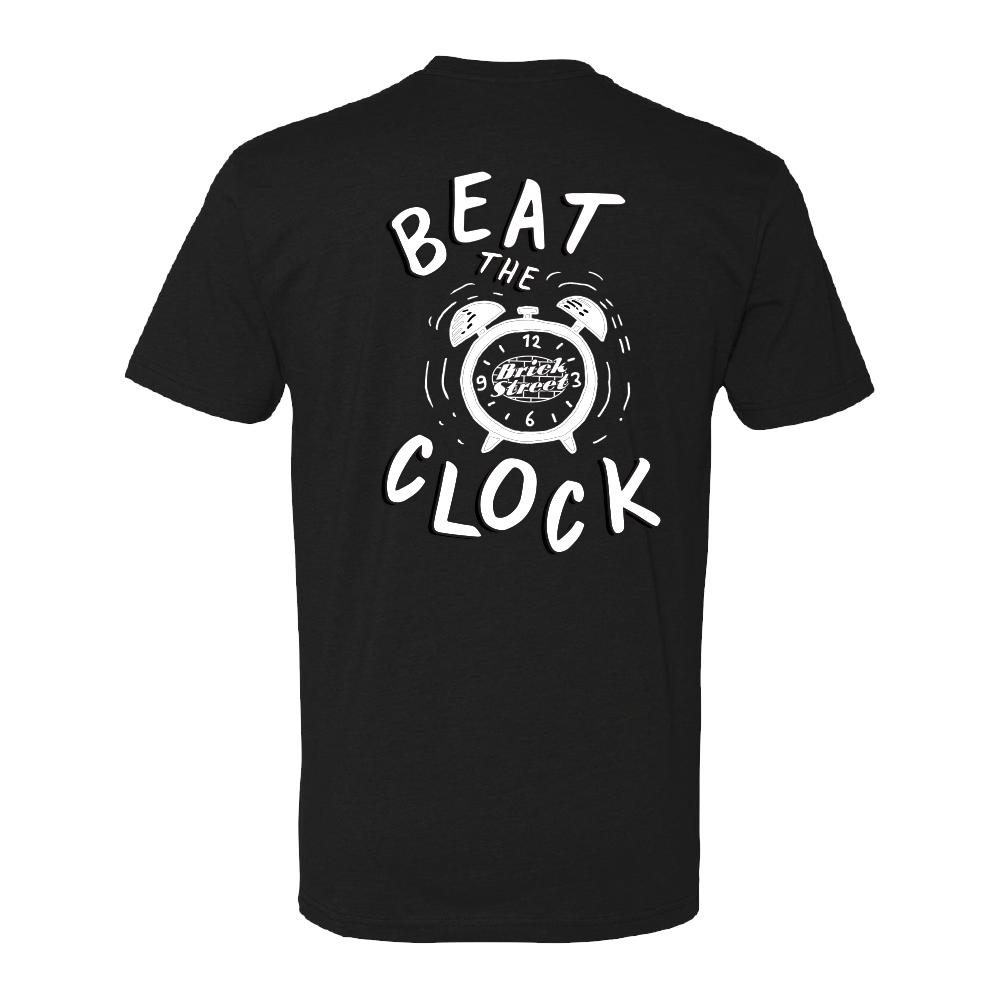 Beat the Clock Next Level CVC T-Shirt - Black